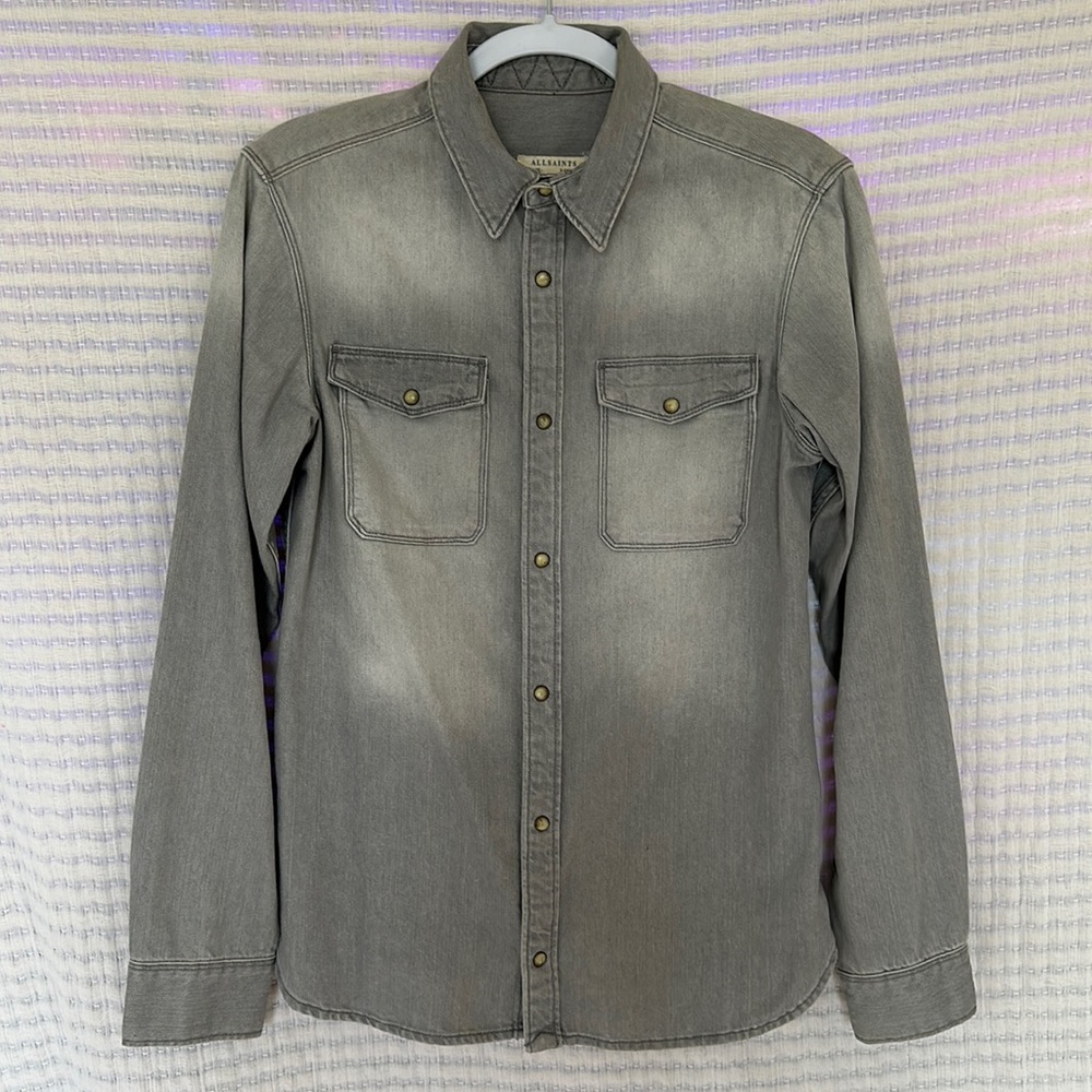 AllSaints Ardno Denim Shirt